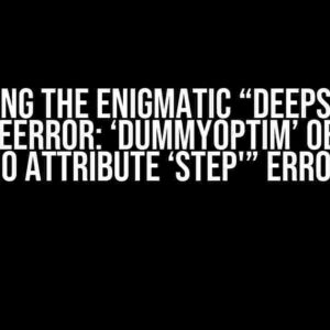 Solving the Enigmatic “Deepspeed: AttributeError: ‘DummyOptim’ object has no attribute ‘step'” Error