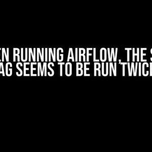 Why When Running Airflow, the Simplest DAG Seems to be Run Twice?